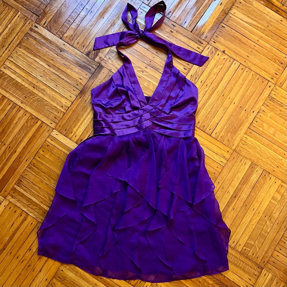 ⚡️VINTAGE⚡️Espirit Purple Mini Cocktail Dress